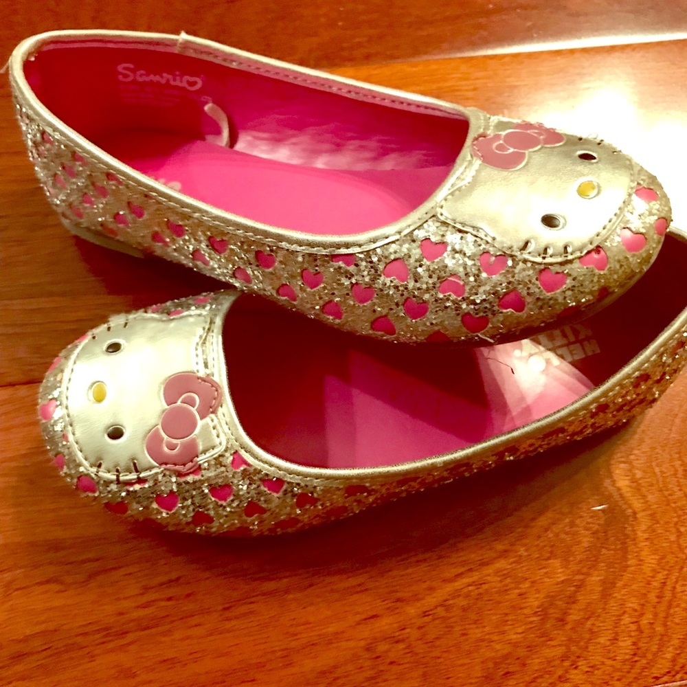 Hello kitty size 1 girls flats
